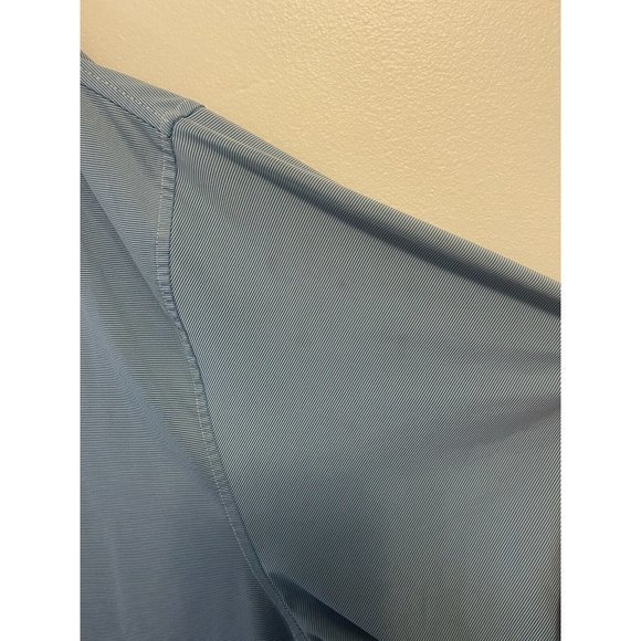 FootJoy FJ Men’s XXL Solid‎ Light Blue Polo Shirt Sleeve “Read” - Picture 5 of 11